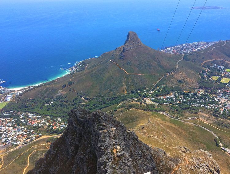 From the top smaller